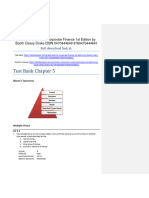 Corporate Finance 1st Edition Booth Test Bank 1