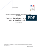 Gestion Des Résidus Miniers