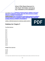 Auditing A Risk Based-Approach To Conducting A Quality Audit 10th Edition Johnstone Solutions Manual 1