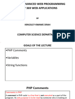 Advanced Web Development-Lecture 2