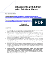 Managerial Accounting 6th Edition Jiambalvo Solutions Manual 1