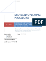 Standard Operating Procedures Assessment of Accounting Qualifications