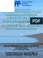 (In) Vocações Psicanalíticas À Clínica Do Social