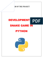 Snake Game Py