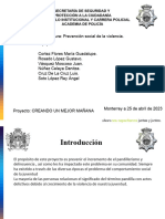 Formato para Proyecto de Prevencion - Soto