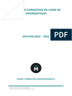 Programme de Bourses de Formation en Ligne en Informatique