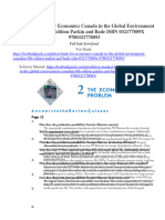 Solution Manual For Economics Canada in The Global Environment Canadian 8th Edition Parkin and Bade ISBN 032177809X 9780321778093