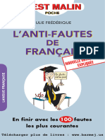 L'Anti Fautes de Francais