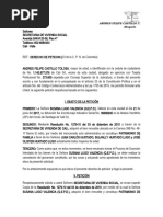 Derecho de Petición SEC. DE VIVIENDA