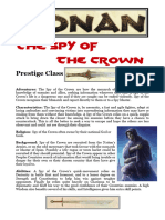 Spy of The Crown Prestige Class