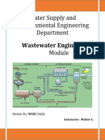 Wastewater Engineering-I MODULE