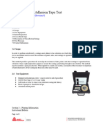 Ib305 Cross Hatch Ink Adhesion Tape Test