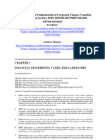 Solution Manual For Fundamentals of Corporate Finance Canadian Canadian 8th Edition by Ross ISBN 0071051600 9780071051606