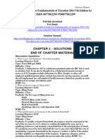 Solution Manual For Fundamentals of Taxation 2014 7th Edition by Cruz ISBN 0077862295 9780077862299