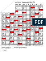 Calendrier Ensemble Création 2023-24