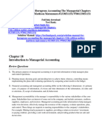 Solution Manual For Horngrens Accounting The Managerial Chapters 11th Edition Nobles Mattison Matsumura 013385115X 9780133851151