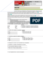 4to Lengua Examen 2do Trimestre 2023-2024