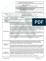 Informe Programa de Formación Complementaria