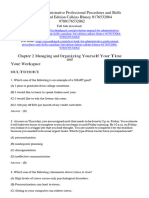 Test Bank For Administrative Professional Procedures and Skills Canadian 3rd Edition Fulton Calkins Blaney 0176532064 9780176532062