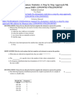 Test Bank For Elementary Statistics A Step by Step Approach 9th Edition by Bluman ISBN 1259199703 9781259199707