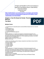 Test Bank For Marriages and Families in The 21st Century A Bioecological Approach 2nd Edition Howe 1506340962 9781506340968