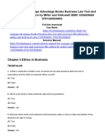 Test Bank For Cengage Advantage Books Business Law Text and Exercises 8th Edition by Miller and Hollowell ISBN 1305509609 9781305509603