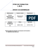 Licence Génie Civil