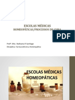 Escolas Médicas Homeopáticas e Processos de Cura