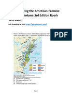 Understanding The American Promise Combined Volume 3rd Edition Roark Test Bank 1