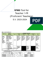 Annex A2 RPMS Tool For Proficient Teachers SY 2023-2024