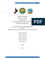 Chapter 2. Transportation As A System and The Philippine Transportation System