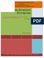 Revue de Direction Entreprise Septembre 2008