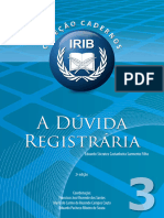 Caderno 3 - A Dúvida Registrária