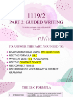 Part 2 Guided Writing