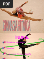 Presentacion de Gimnasia Ritmica