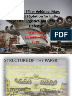 Ground Effect Vehicles: Mass Transport Solution For Indian Coastal Logistics and Coastal Defense