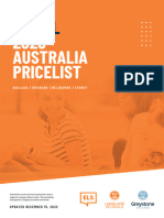 Brazil - ILSC GC - Australia - Flyer - Market - Pricelist