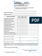 Lista de Cotejo Revisión Expedientes 2023!