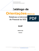 Catálogo de Orientações - Legislações e Normas de Pessoal Da SEE - 09.2020