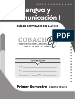 COBACHBC (112) - Lengua y Comunicación I - Completo (2023)