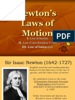 Newtons Laws of Motion