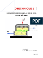 GEOTECHNIQUE 2 - FASCICULE de Cours - IUA