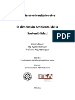 Cuaderno Dimensión Ambiental de La Sostenibilidad 2022