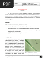 LabEx1 - Scientific Method