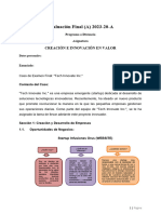 Examen Final - CREACIÓN E INNOVACIÓN EN VALOR