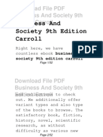 File PDF Business and Society 9th Edition Carroll