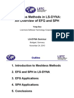 Meshless Methods in LS-DYNA: An Overview of EFG and SPH