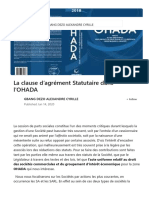 WWW Linkedin Com Pulse La Clause Dagrément Statutaire Dans Lohada Alexandre