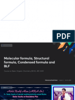 Molecular Formula Structural Formula Condensed Formula and BLF With Anno