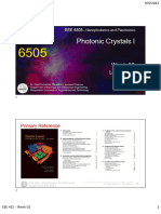 Week05 Photonic Crystals I